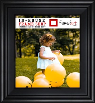 Framed Modern 10x9 Picture Frame Print