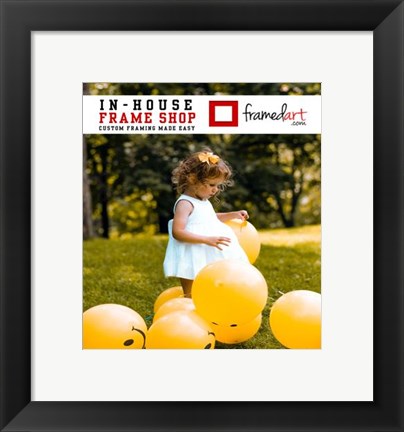 Framed Modern 10x9 Picture Frame Print
