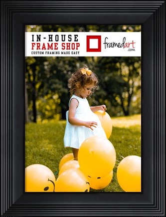 Framed Modern 10x14 Picture Frame Print