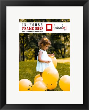 Framed Modern 10x14 Picture Frame Print
