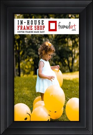 Framed Modern 10x16 Picture Frame Print