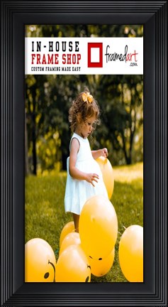 Framed Modern 10x21 Picture Frame Print