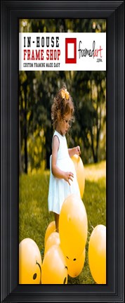 Framed Modern 10x29 Picture Frame Print