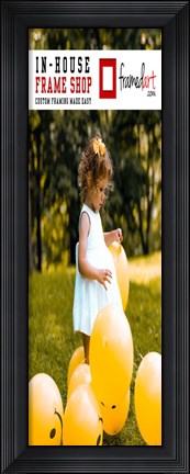 Framed Modern 10x30 Picture Frame Print