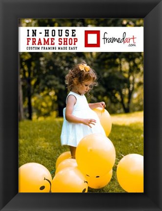 Framed Modern 11x8 Picture Frame Print