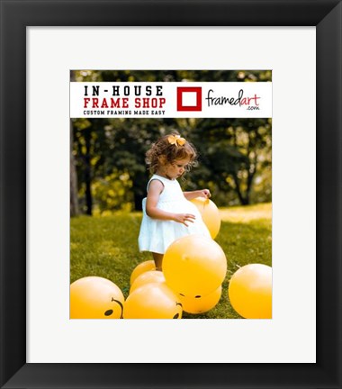 Framed Modern 11x9 Picture Frame Print