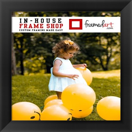 Framed Modern 11x11 Picture Frame Print