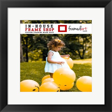 Framed Modern 11x11 Picture Frame Print
