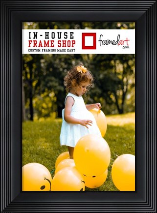 Framed Modern 11x16 Picture Frame Print