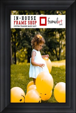Framed Modern 11x18 Picture Frame Print