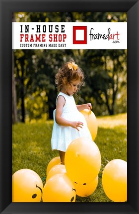Framed Modern 11x18 Picture Frame Print