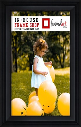 Framed Modern 11x19 Picture Frame Print