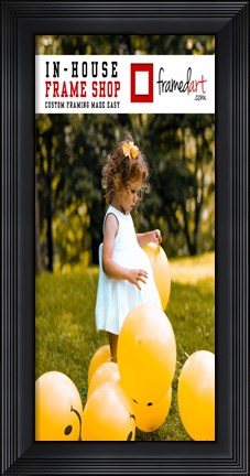Framed Modern 11x24 Picture Frame Print