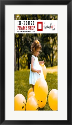 Framed Modern 11x24 Picture Frame Print