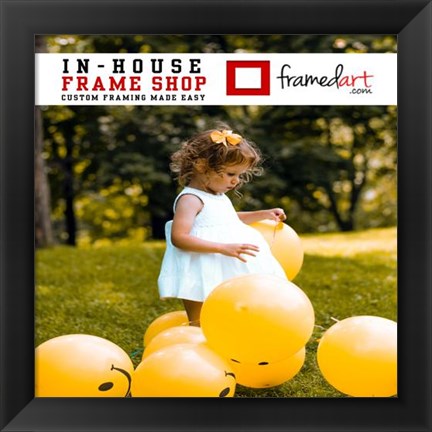 Framed 12x12 Picture Frame Square Wall Hanging - Custom Framing Print