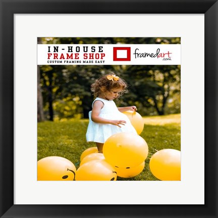 Framed 12x12 Picture Frame Square Wall Hanging - Custom Framing Print