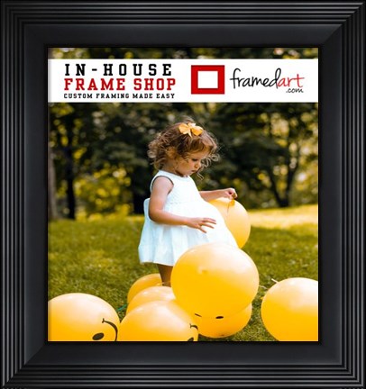 Framed Modern 12x13 Picture Frame Print