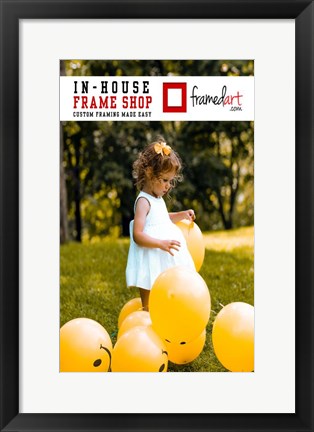 Framed Modern 12x19 Picture Frame Print
