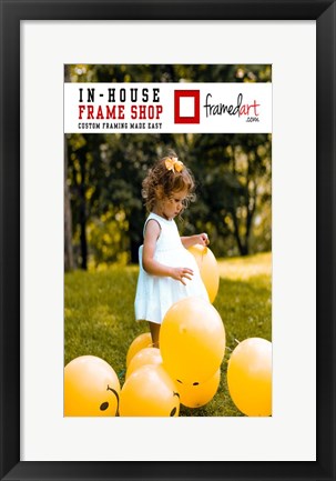 Framed Modern 12x20 Picture Frame Print