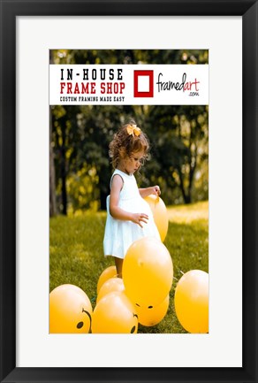 Framed Modern 12x21 Picture Frame Print