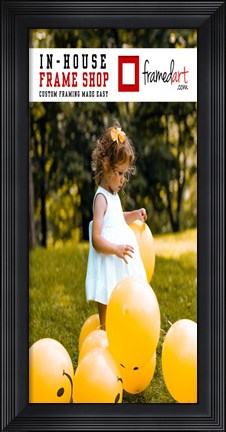 Framed Modern 12x26 Picture Frame Print