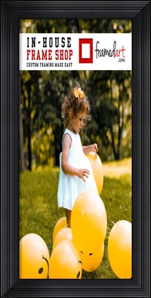 Framed Modern 12x27 Picture Frame Print
