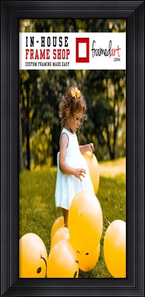 Framed Modern 12x28 Picture Frame Print