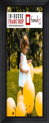 Framed Modern 12x35 Picture Frame Print