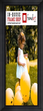 Framed Modern 12x36 Picture Frame Print