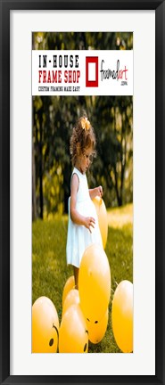 Framed Modern 12x37 Picture Frame Print