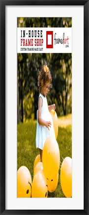 Framed Modern 12x38 Picture Frame Print