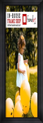 Framed Modern 12x40 Picture Frame Print
