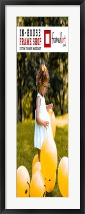Framed Modern 12x40 Picture Frame Print