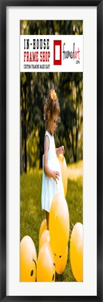 Framed Modern 12x48 Picture Frame Print