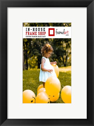 Framed Modern 13x8 Picture Frame Print