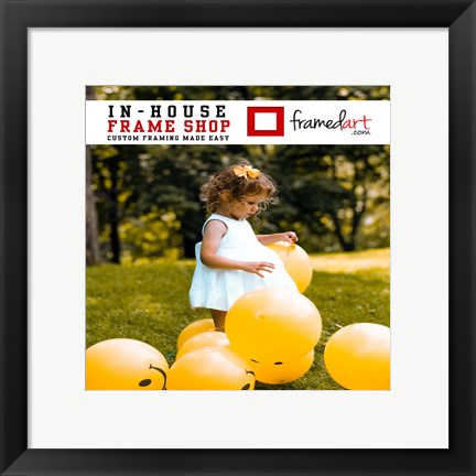 Framed Modern 13x13 Picture Frame Print