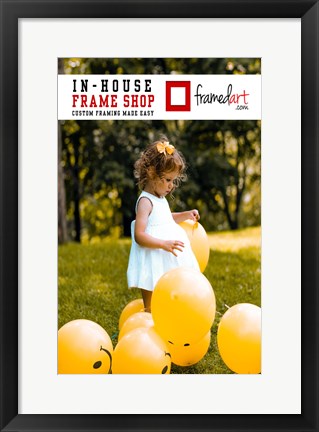 Framed Modern 13x20 Picture Frame Print