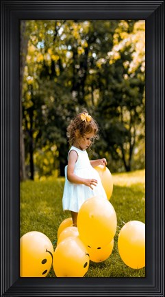 Framed Modern 13x26 Picture Frame Print