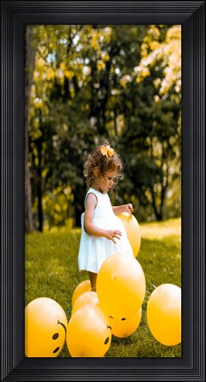 Framed Modern 13x27 Picture Frame Print