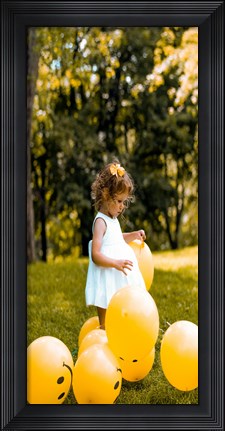 Framed Modern 13x28 Picture Frame Print