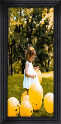 Framed Modern 13x30 Picture Frame Print