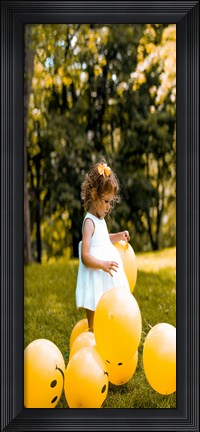 Framed Modern 13x32 Picture Frame Print