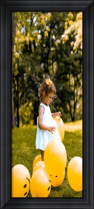 Framed Modern 13x33 Picture Frame Print