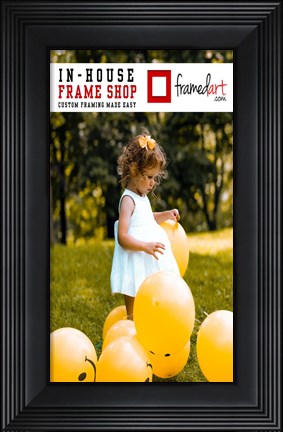 Framed Modern 14x8 Picture Frame Print