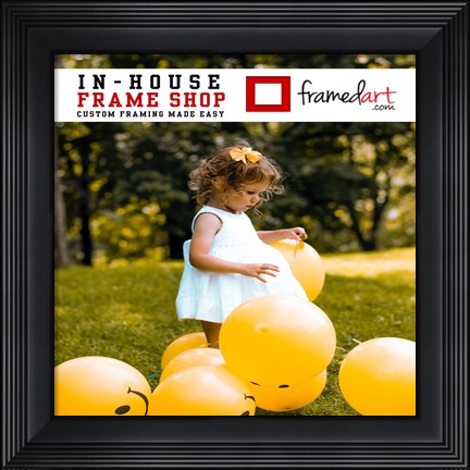 Framed 14x14 Picture Frame Square Wall Hanging - Custom Framing Print