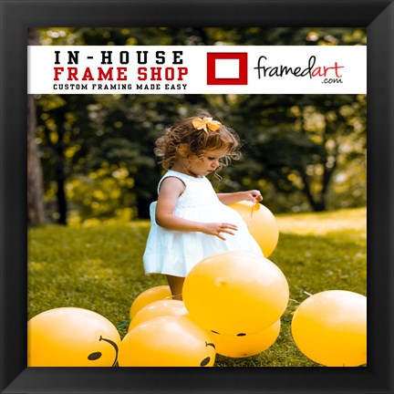 Framed 14x14 Picture Frame Square Wall Hanging - Custom Framing Print