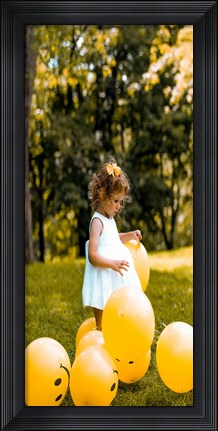 Framed Modern 14x31 Picture Frame Print