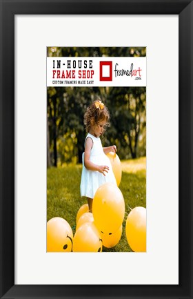 Framed Modern 16x8 Picture Frame Print