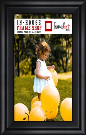 Framed Modern 16x9 Picture Frame Print