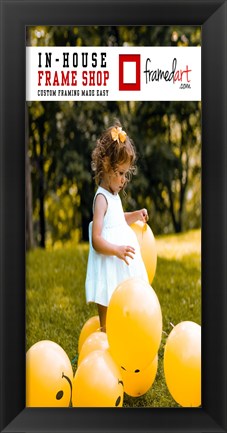 Framed Modern 17x8 Picture Frame Print
